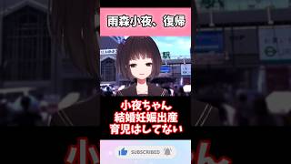 雨森小夜、復帰で今後も元気に配信していく予定#vtuber   #shorts   #にじさんじ