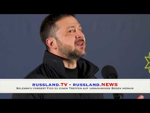 Selenskyj fordert Fico zu einem Treffen auf ukrainischem Boden heraus