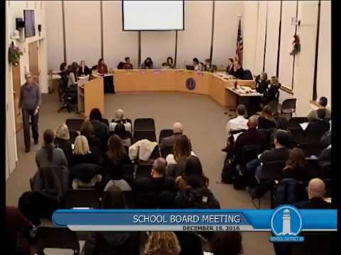 School Board Meeting 12-19-2016
