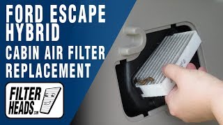 Aq1200 Battery Compartment Cabin Air Filter Particulate Media Ford Escape 2005
