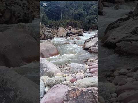 Río chitaga norte de Santander Colombia 🇨🇴 piedra de la truchas