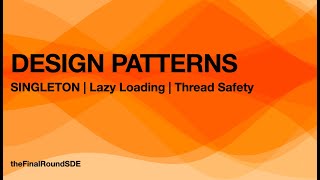 Download the video "Java Singleton Design Pattern: Lazy Loading + Thread Safety Explained! | Under 5 Mins"