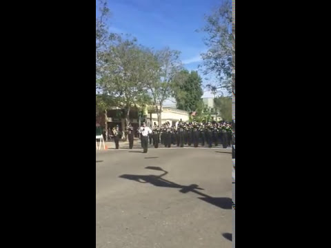John H Pitman HS Marching Band at 2016 Foothill Band Review
