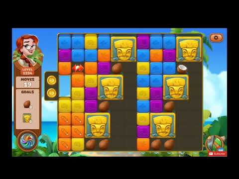 Lost Island Blast Adventure Level 1234 NO BOOSTERS - A S GAMING