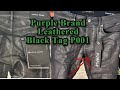 PURPLE BRAND BLACK LEATHERED BLACK TAG JEANS Winter 24 25 ️ Unboxing Try On Fit Guide