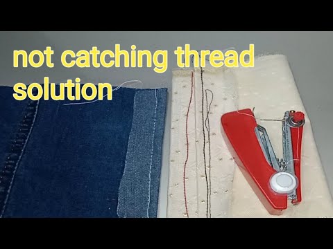 Mini Stapler Sewing Machine Not Catching Thread Easy Solution