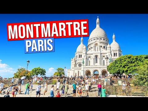 MONTMARTRE PARIS, France 4K (A tour of the famous district of Paris)