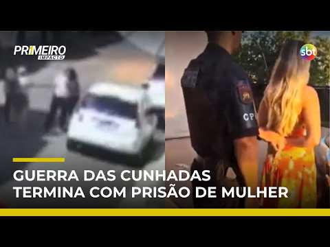 Mulher é presa após agredir cunhada, ameaçar família e roubar celular em Goiás | #PrimeiroImpacto