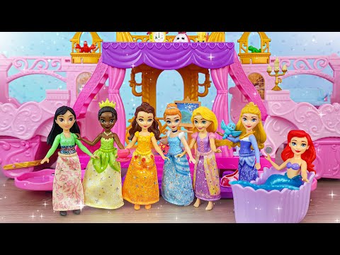 45 Minutes Satisfying with Unboxing Disney Princess Castle Playset, Frozen Elsa Toys Review ASMR