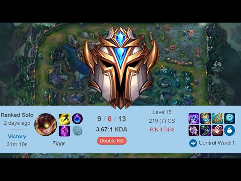 ZIGGS vs JHIN BOTLANE patch 11.16 (CHALLENGER EUW)