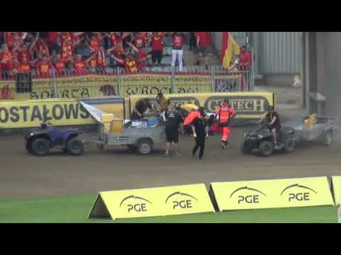 Stal Gorzów vs Sparta Wrocław // Wszystkie upadki // 18.06.2023