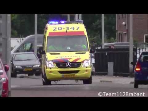 A1 Ambulance 20-147 Met Spoed Naar Wilgenstraat Dongen