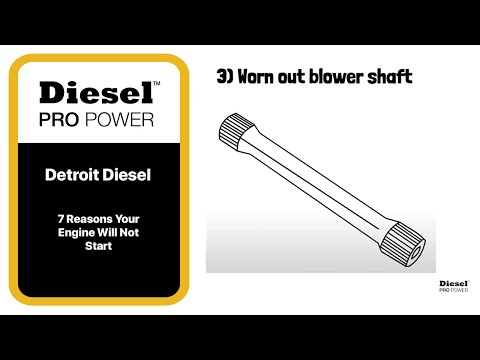 7 Reasons Why Your Detroit Diesel Engine Will Not Start