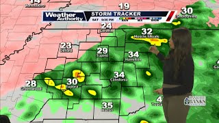 Chelsea’s Saturday Morning Update - Winter precipitation starting for our area