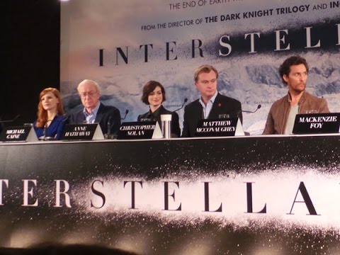 'Interstellar' Press Conference Intro