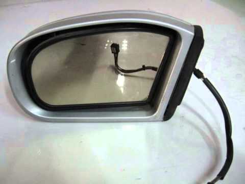 2002 Mercedes C230 Side Rear View Mirror LH, W/O MEMRY, SLVR - mbiparts.com Used OEM Mercedes... OEM