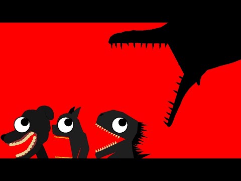 Cartoon dog Vs Cartoon cat Vs Cartoon godzilla Vs SCP 682