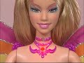Barbie Fairytopia Rainbow Adventure DVD Game Elina Doll Set Up With Remote Control
