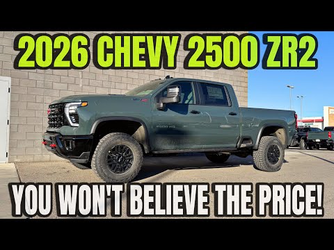 2026 Chevy Silverado 2500 ZR2: The Most Affordable Truck EVER!!!