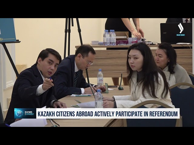Шетелдегі қазақстандықтар референдумға белсенді қатысуда