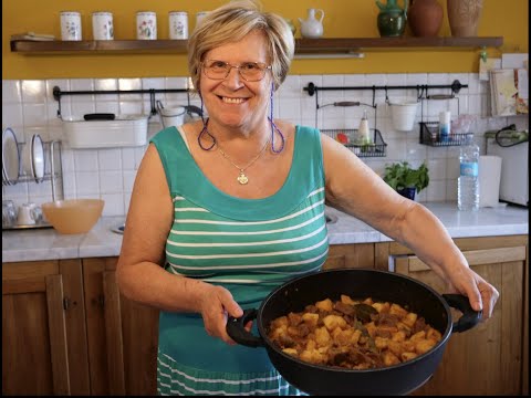Veal Stew with Potatoes - Grandma Maria's Recipe