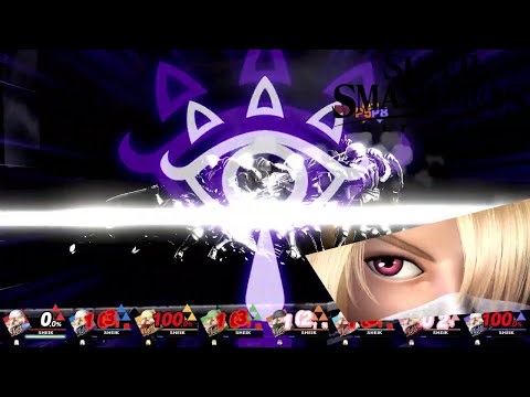 Super Smash Bros Ultimate 8 Player Final Smash Sheik