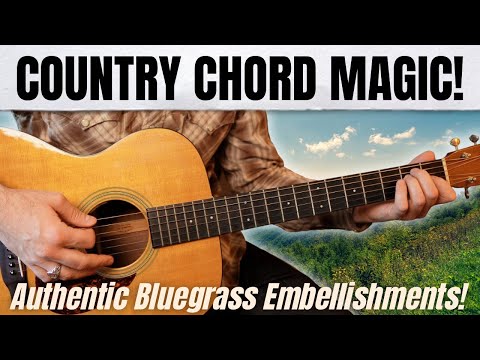 Country Chord Riffs & Fills - Make those cowboy chords sing! Acoustic Bluegrass Guitar Lesson