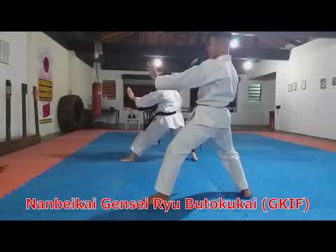 partes do Kata Sansai - Gensei Ryu Butokukai (GKIF)