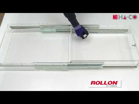 Montage von DSS-Teleskopschienen - Rollon