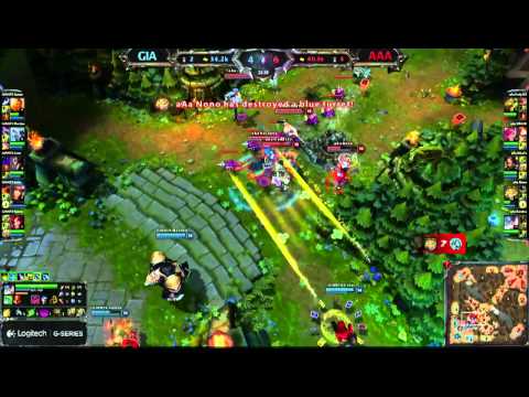 Recap: GIA vs AAA - LCS 2013 Spring EU W3D2