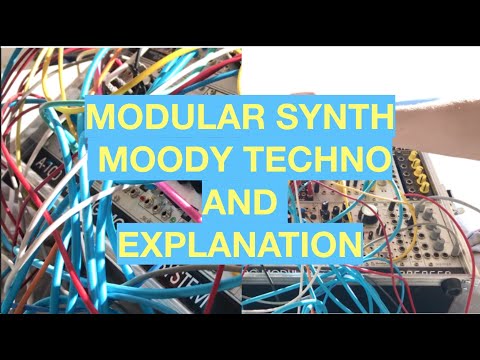 Modular Synth Performance and Explanation by a Resevoir