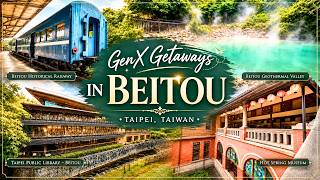 🇹🇼 Beitou Taipei Day Trip | Historic Railway, Public Library, Hot Spring Museum &amp;amp; Geothermal Valley