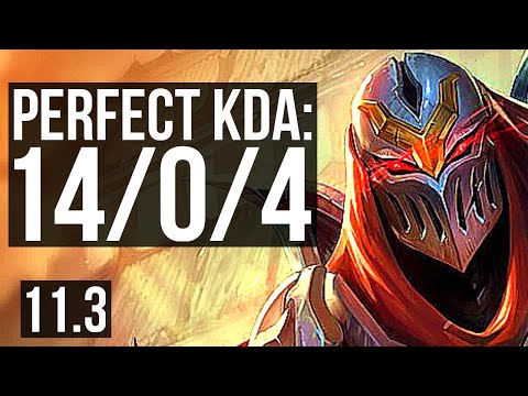 ZED vs VIKTOR (MID) | 14/0/4, 8 solo kills, Legendary, 400+ games | EUW Grandmaster | v11.3