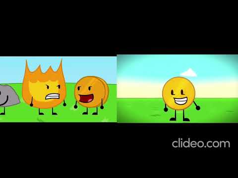 Firey and coiny slapping each other POV and Original