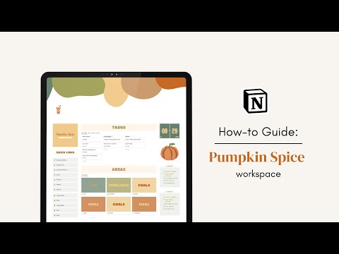 Pumpkin Spice WorkSpace | Prototion | Buy Notion Template