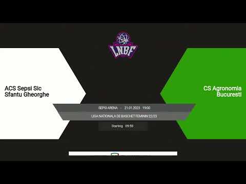 LNBF 2022-2023: Sepsi-SIC Sfântu Gheorghe - Agronomia București