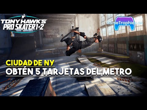 Tony Hawk's Pro Skater 1 + 2 - Ciudad de NY: Obtén 5 tarjetas del metro