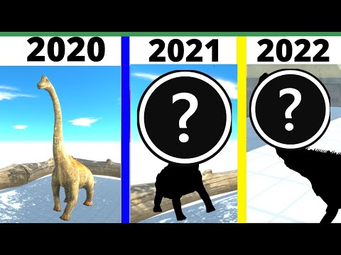 EVOLUTION OF BRACHIOSAURUS  -  2020  2021   2022  -  HOW WOULD IT BE? ANIMAL REVOLT BATTLE SIMULATOR