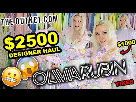 我花了2500美元購買奧利維亞-魯賓！我花了2500美元購買奧利維亞-魯賓（OLIVIA RUBIN）的天鵝絨設計師服裝。 (I SPENT $2500 ON OLIVIA RUBIN! PASTEL DESIGNER CLOTHING HAUL & TRY ON 2021 *is it worth the price?!*)