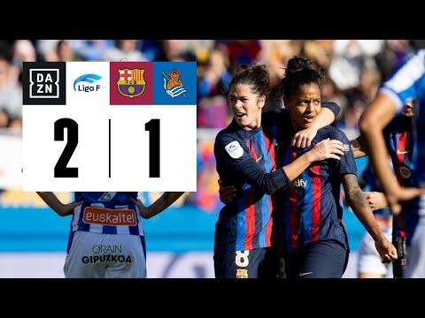 FC Barcelona vs Real Sociedad (2-1) | Resumen y goles | Highlights Liga F