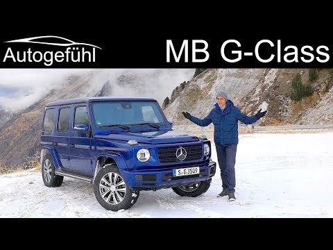 Mercedes G-Class FULL REVIEW onroad vs gravel vs snow :o) 2020 all-new G350d Wagon - Autogefühl