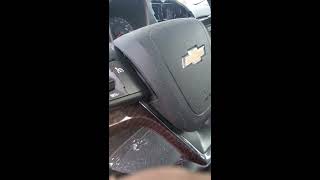 2013 Chevy Malibu Wheel airbag removal