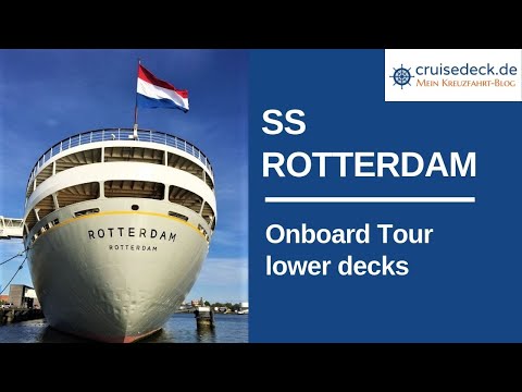 Historic liner SS ROTTERDAM  - exciting onboard visit [#e7]