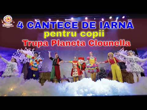 Trupa Planeta Clounella - 4 Cantece de Iarna pentru Copii (Iarna, Saniuta Fuge, Clopotei, Viscolul)