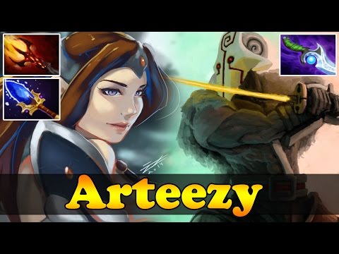 Arteezy 9018 MMR Plays Mirana and Juggernaut - Dota 2