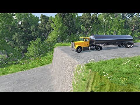 Cars vs Unfinished Road 😱  – BeamNG.Drive #18 |  BeamNG LIVESHOW