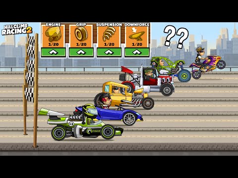Hill Climb Racing 2 - What is the Fastest UNUPGRADED VEHICLE ?? (DRAG RACING #4) GamePlay