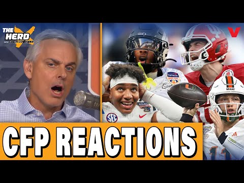 CFP REACTIONS: Indiana CRUSHES Alabama, Miami STUNS Ohio State, Ole Miss outlasts Georgia | THE HERD