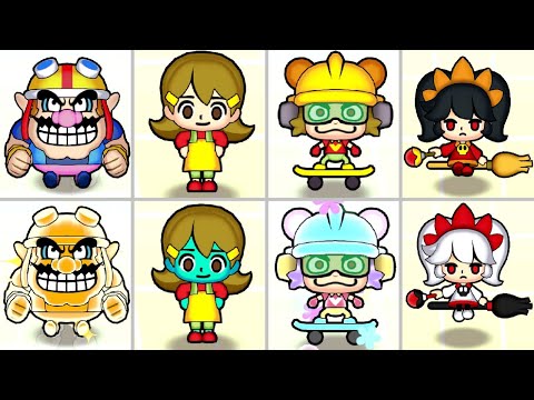 WarioWare: Get it Together! - All Secret Character Skins & Artwork