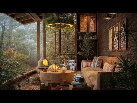 Jazz Coffee Music in a Rainy Day ☕ Cozy Coffee Shop Ambience with Jazz Music for Relaxation